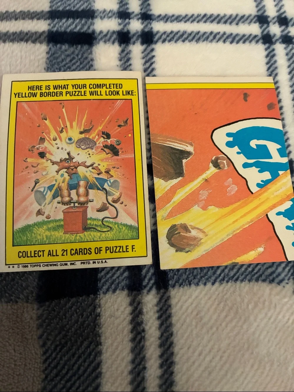 2 Garbage Pail Kids Cards